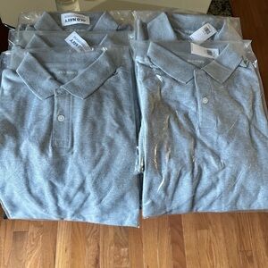 6 short sleeves Gray Brand New Old Navy Boys Polo sz Large 10/12 All 6 included